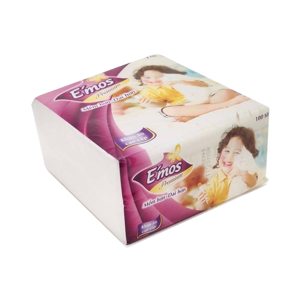 Khăn giấy ăn Emos Premier 33 x 33cm (100 tờ)