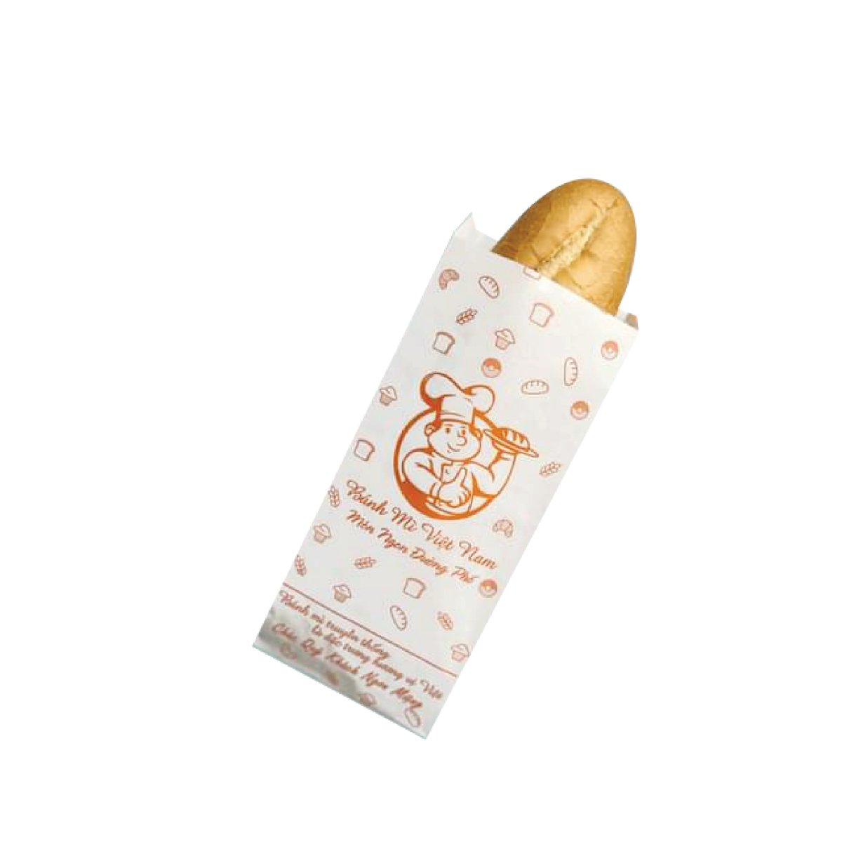 Túi giấy bánh mì 10 x 4 x 23cm